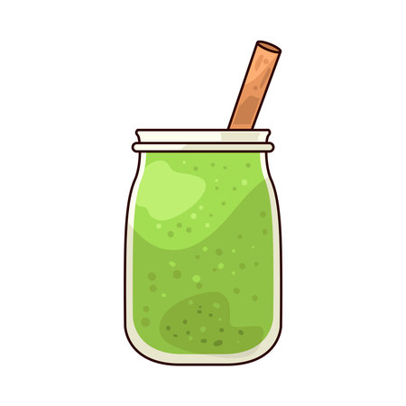 kiwi smoothieのイラスト素材