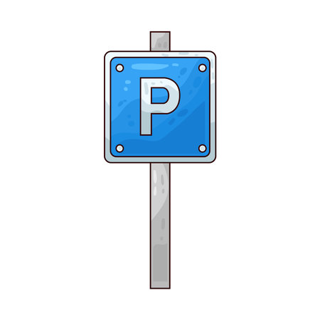 parking signのイラスト素材
