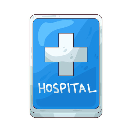 hospital signのイラスト素材