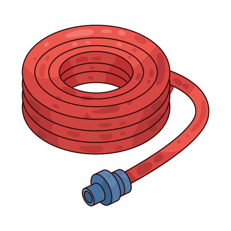 fire hoseのイラスト素材