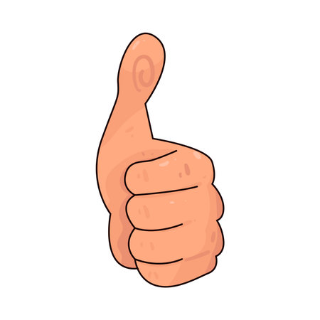 thumbs upのイラスト素材