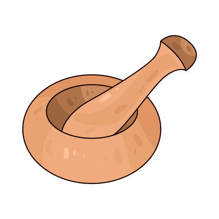 mortar and pestleのイラスト素材