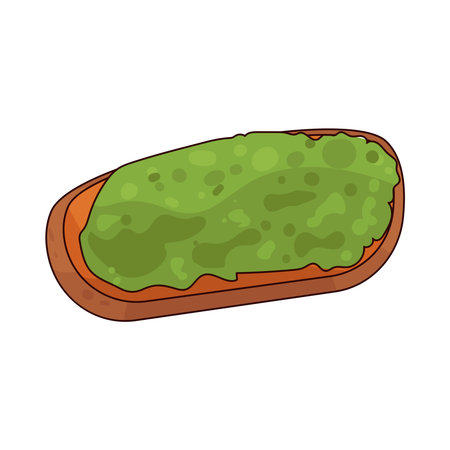 avocado toastのイラスト素材
