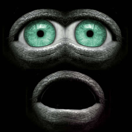 My interpretation of a sweet little alien called E.T.の写真素材