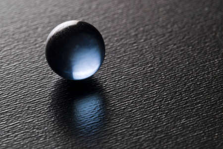 A Blue Pearl on black