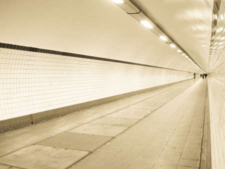 It looks like there is no light at the end of the tunnel...の写真素材