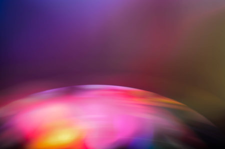 Playing with light to create a dreamlike wallpaperの写真素材