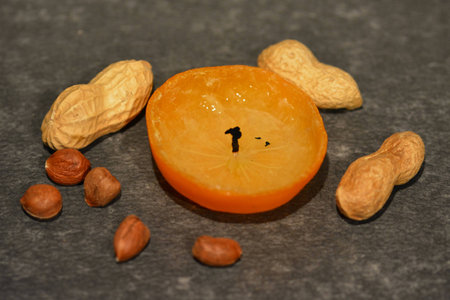 tangerine-candleの写真素材