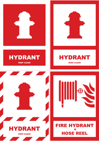 Hydrant vector sticker.のイラスト素材