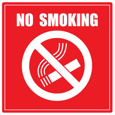 No smoking cigarette sign. EPS 10 vector illustration. CMYK redy to print.のイラスト素材