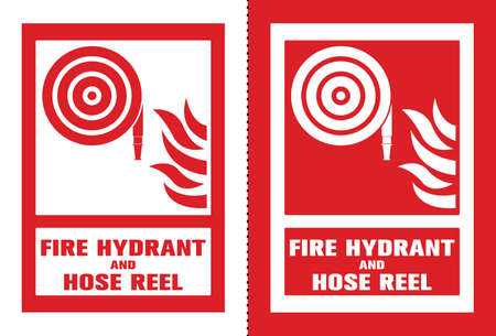 Fire Safety Symbol Sign, Vector Illustration, Label .EPS 10.のイラスト素材