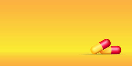 Pills. Medicine tablets isolated on background, different round and oblong drugs collection vector illustration.のイラスト素材