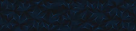 Elegant, modern and abstract dark and blue polygon background texture. Premium design.のイラスト素材