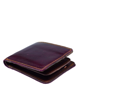 isolation of wallet with white backgroundの写真素材
