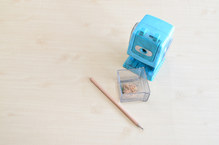 After sharpening the pencil ready to useの写真素材