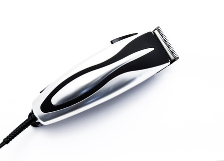Electric hair clipper use for haircut and design in barber or hair-salonの写真素材