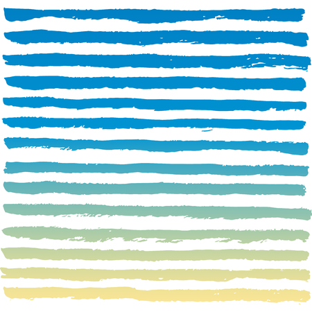 Abstract vector background. Pastel blue and yellow gradient fill. Hand drawn texture.のイラスト素材