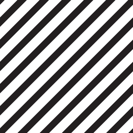 Diagonal stripes pattern. Classic black and white backgroundのイラスト素材
