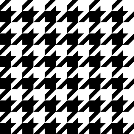 Houndstooth seamless pattern, basic and classic elegant background. Vector illustration.