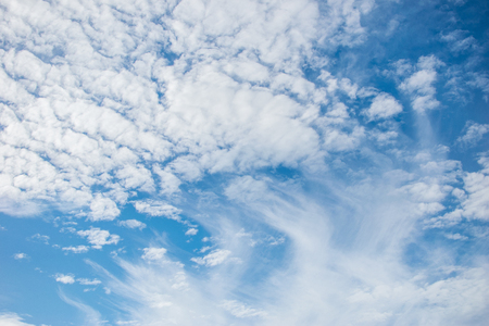 the blue skyの写真素材