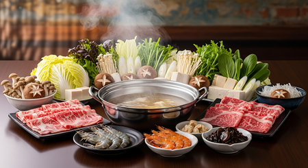 Shabu shabu shabu sukiyakiの素材