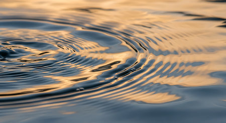 Water ripples and ripples background. Water ripples background.の素材