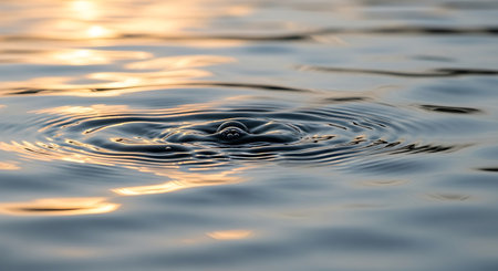 Water ripples on a surface of the water. Abstract background.の素材
