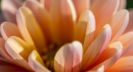Close up of dahlia flower petals, shallow depth of fieldの素材