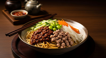 jajangmyeon, jajangmyeon, jajangmyeonの素材