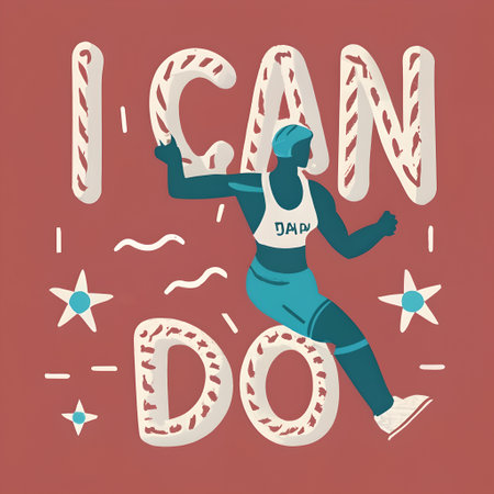 I can do it. Motivational quote. Vector illustration.の素材