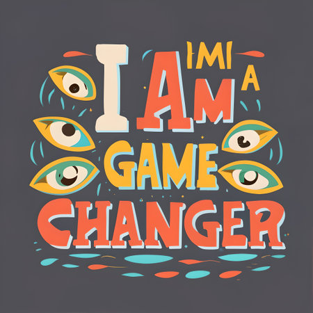 I am a game chancer hand lettering. Vector illustrationの素材