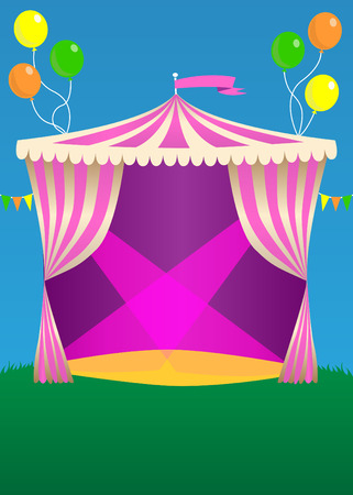 Circus Carnival tentのイラスト素材