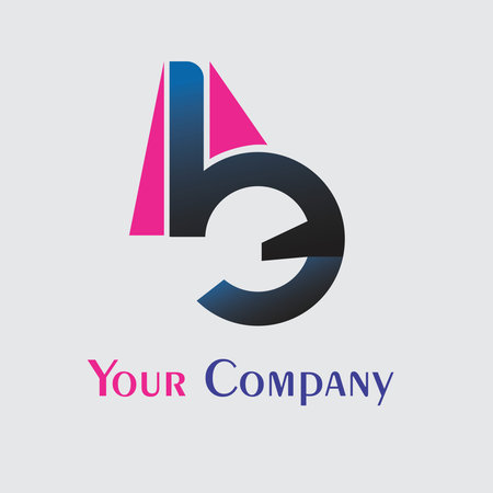 b letter   editable vector fileのイラスト素材