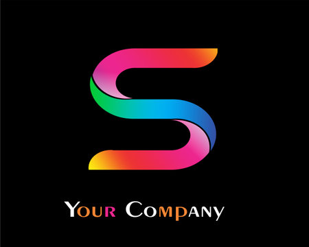 s letter   vector editable fileのイラスト素材