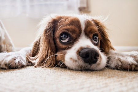 very cute and sick dog