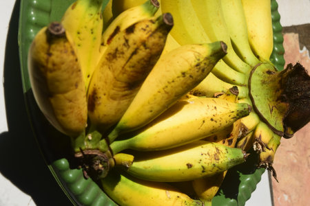 Banana is a fruit that is good for health and is good for health.の写真素材