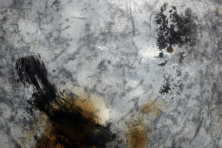 Grunge rusty metal background or texture and copy space for design.の写真素材
