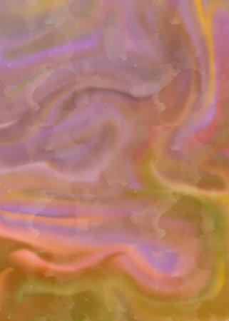 Watercolor abstract background with pink, yellow, orange and purple colorsの写真素材