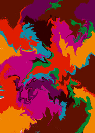 abstract color pattern in graffiti style. Quality illustration for your designの写真素材