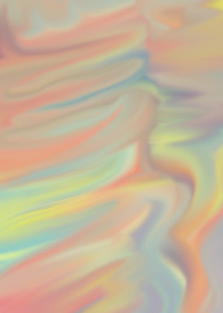 abstract background of the colored liquid in the form of a rainbowの写真素材