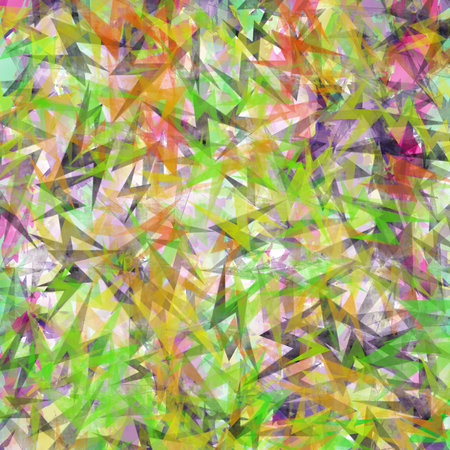 Seamless pattern with colorful triangles. Abstract grunge background.