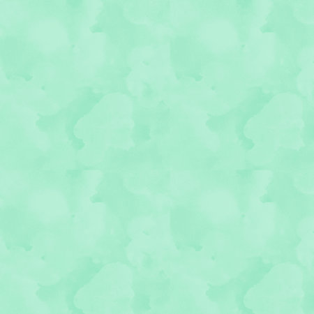 Green watercolor background. Watercolor paper texture. Vector illustration.