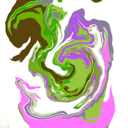 abstract background with green, pink, purple and black spots.の写真素材