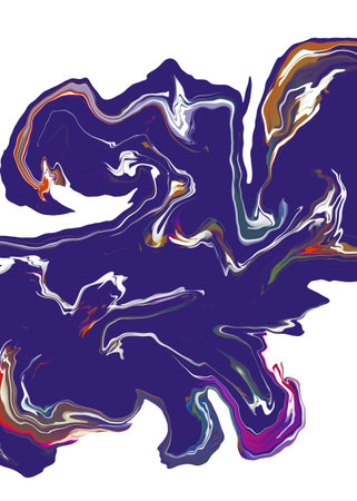 Abstract blue and purple marble background. Vector illustration for your design.の写真素材
