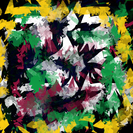 abstract colored strokes of paint in graffiti style Quality illustration for your designの写真素材