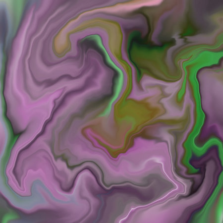 Abstract colorful background. Digital marbling art design. Fantasy fractal texture. Digital art. 3D rendering.の写真素材