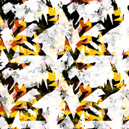 Seamless pattern with grunge brush strokes. Vector illustration.の写真素材