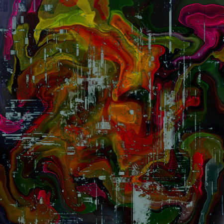 abstract background with some smooth lines in it and some grunge effectsの写真素材