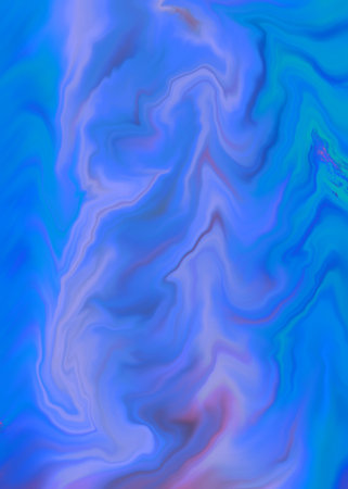 Abstract blue and pink marble background. Digital painting. 3d renderingの写真素材