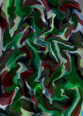 Colorful abstract painted background. Digital art. 3D rendering.の写真素材